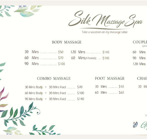 Silk massage spa