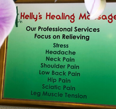 Kelly’s healing massage