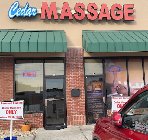 Cedar massage