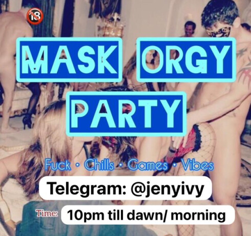 Jenny ORGY MASK PARTY